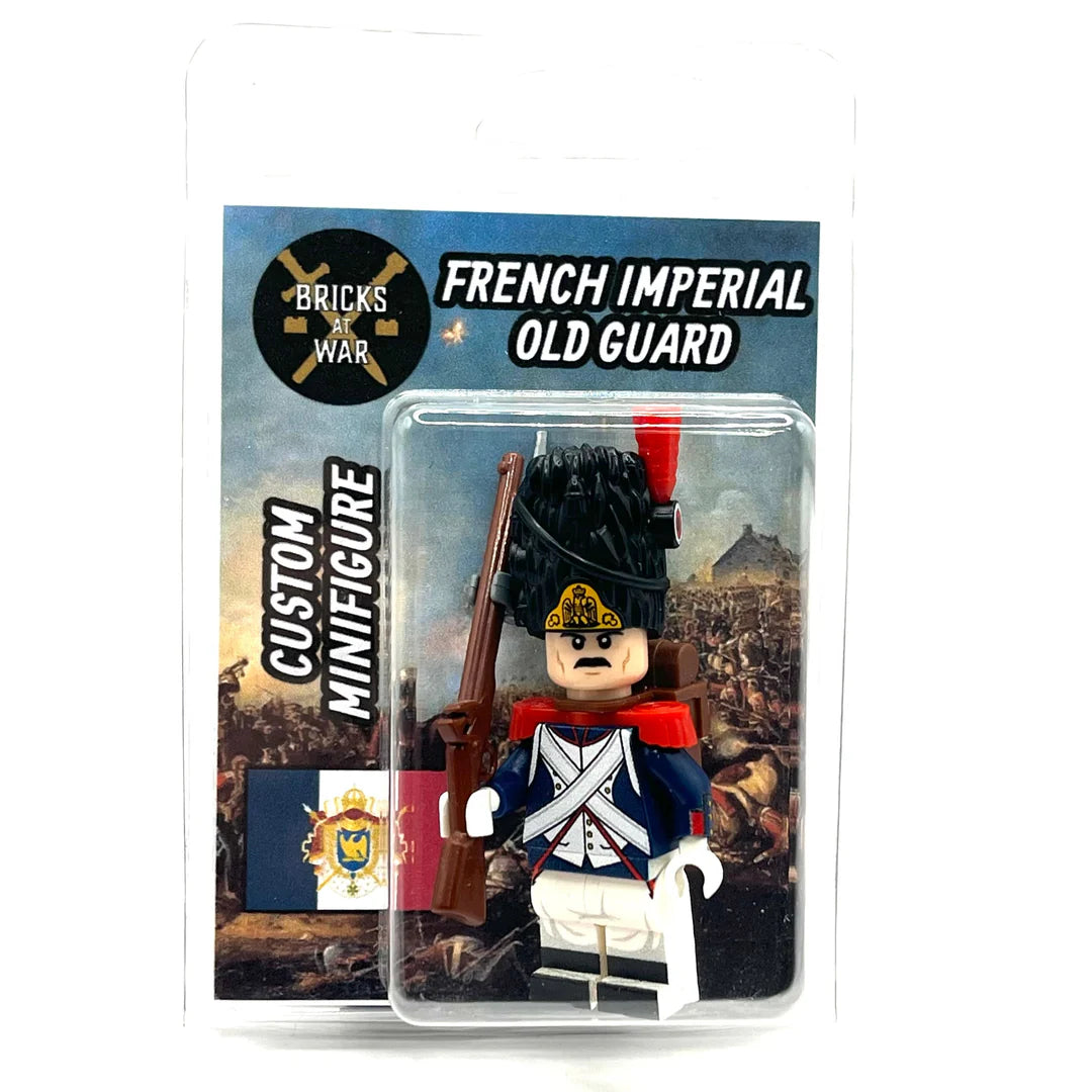 Custom French Imperial Old Guard Minifigure - Bricks At War
