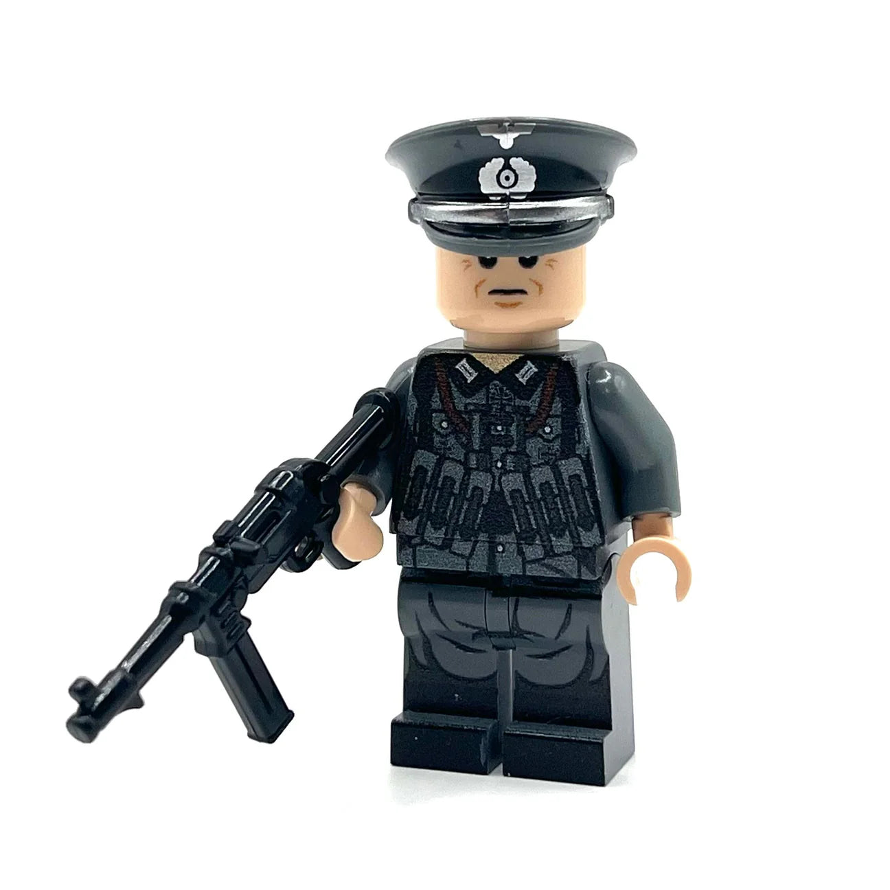 Custom WWII German Officer Minifigure - Bricks At War