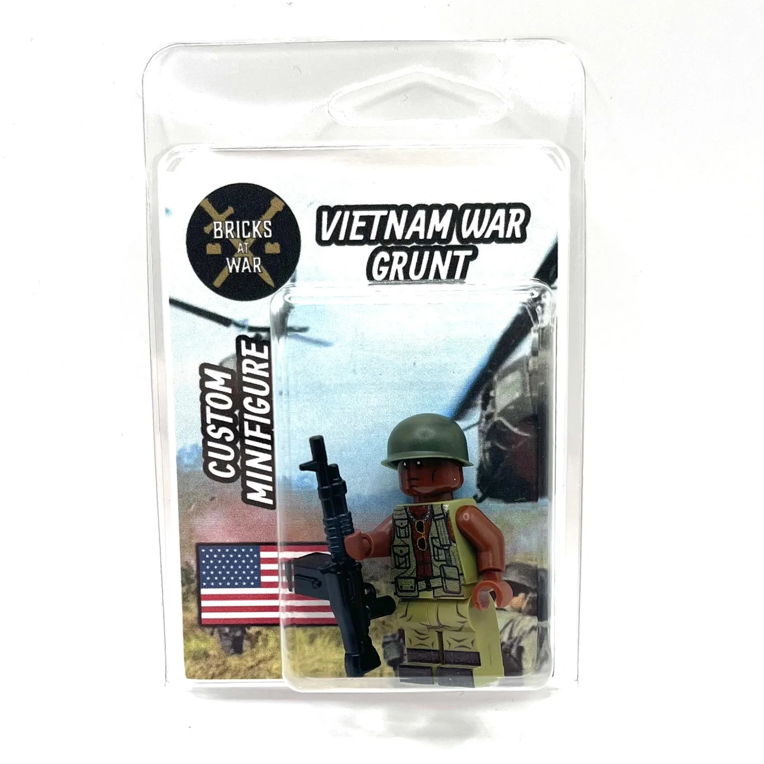 Vietnam War Grunt Custom Minifigure - Bricks At War