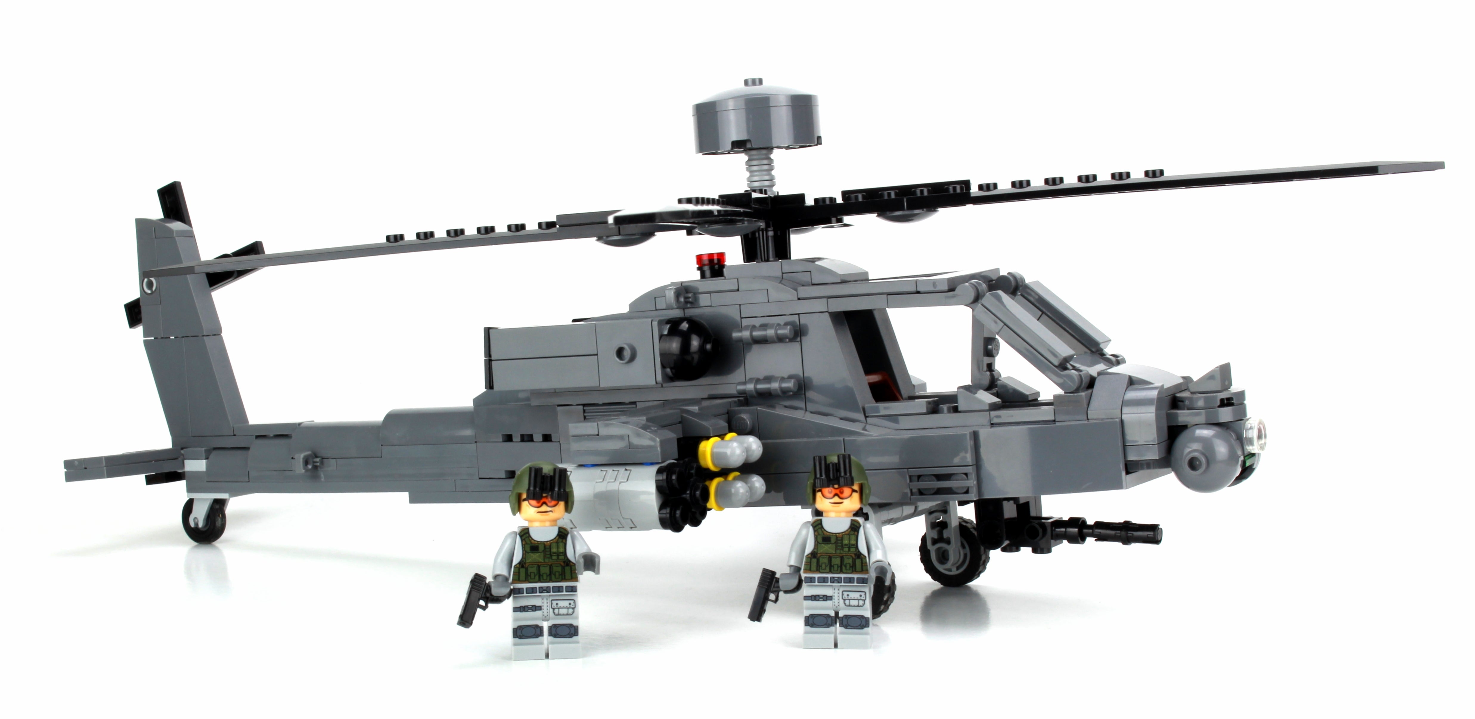 Army Attack Helicopter - Custom LEGO Military Set made using LEGO parts