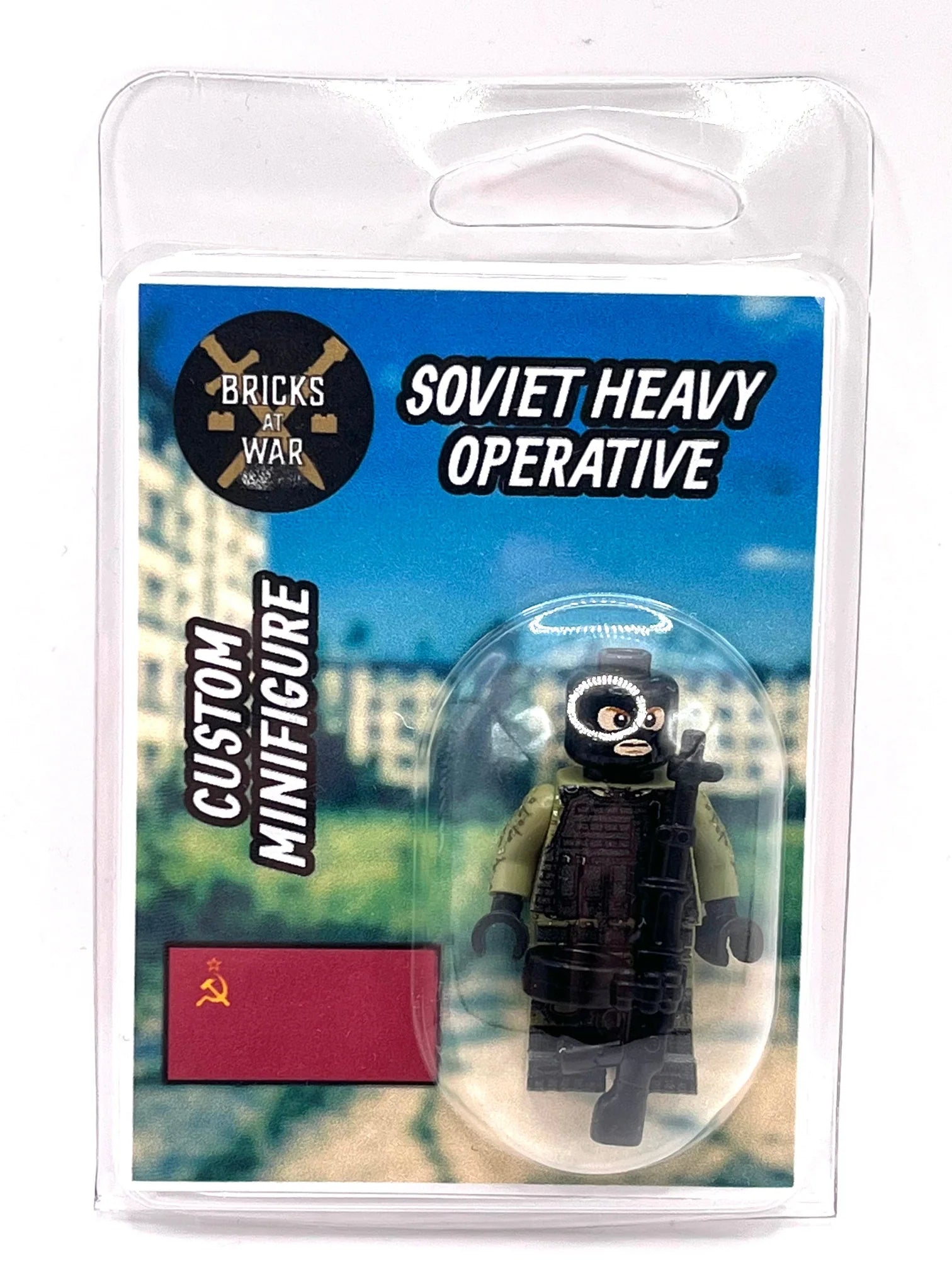 Soviet Heavy Operative Custom Minifigure - Bricks At War