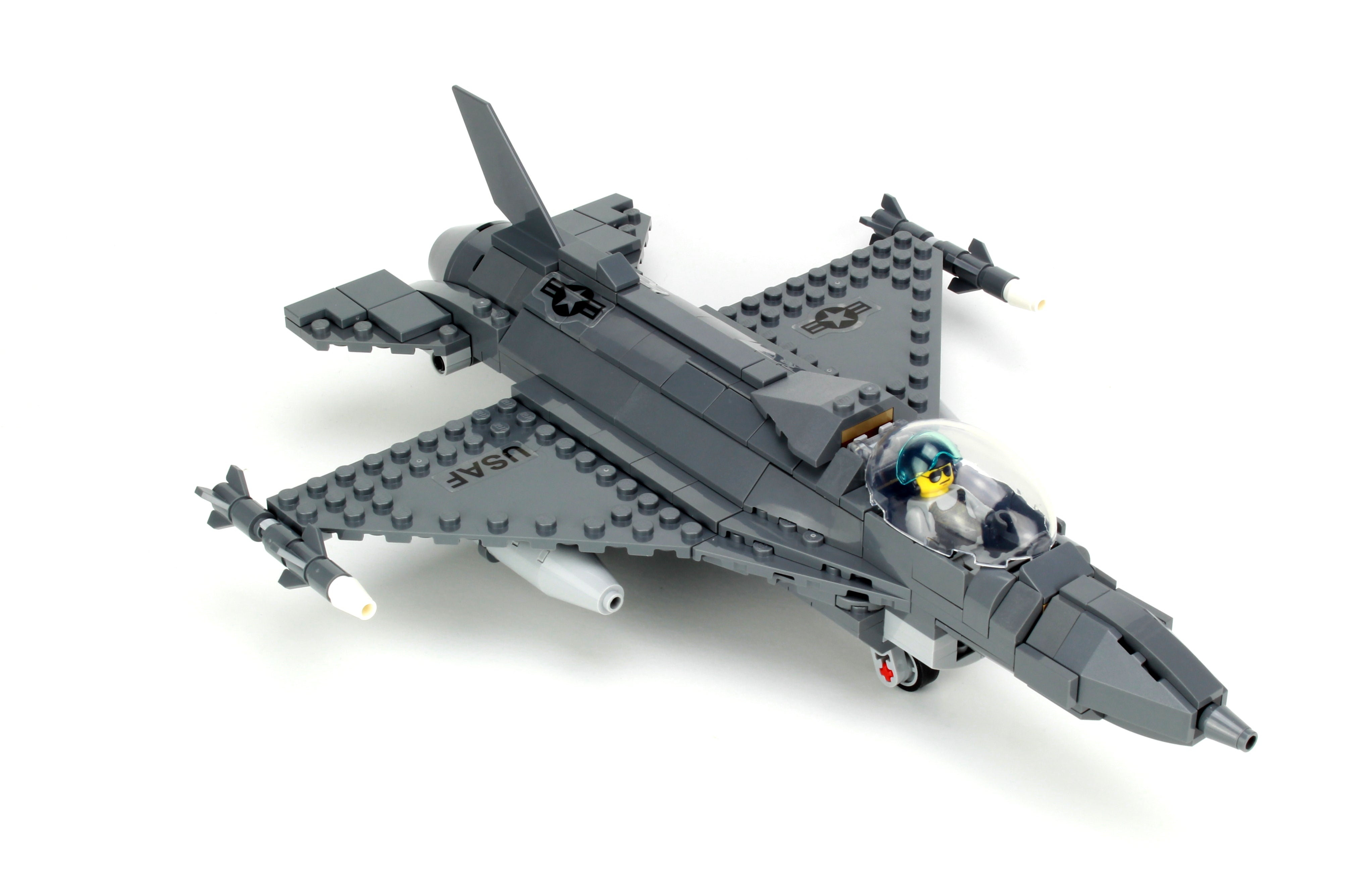 F-Series Fighter - Custom LEGO Military Set made using LEGO parts