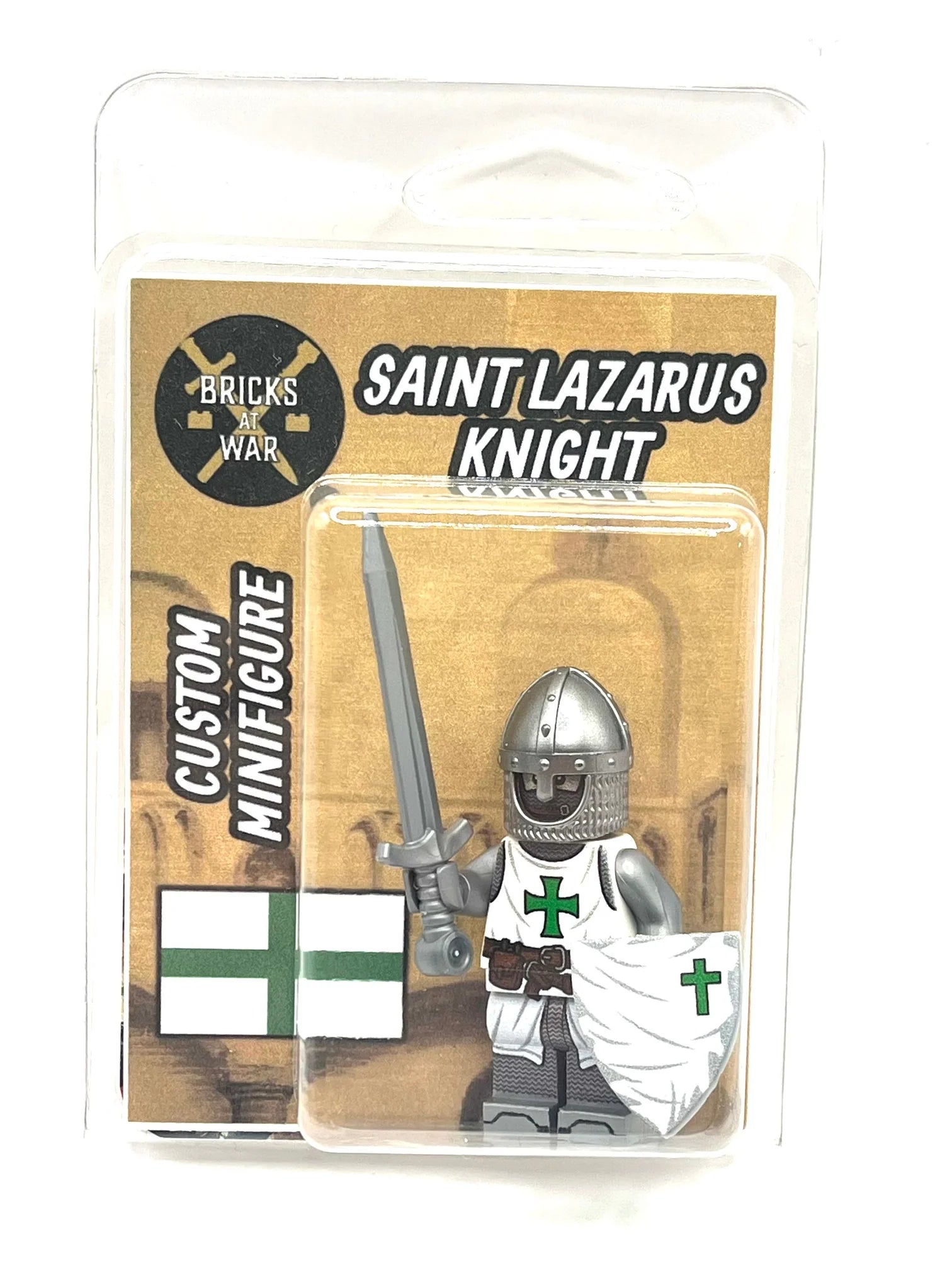 Order of Saint Lazarus Knight Custom Minifigure - Bricks At War