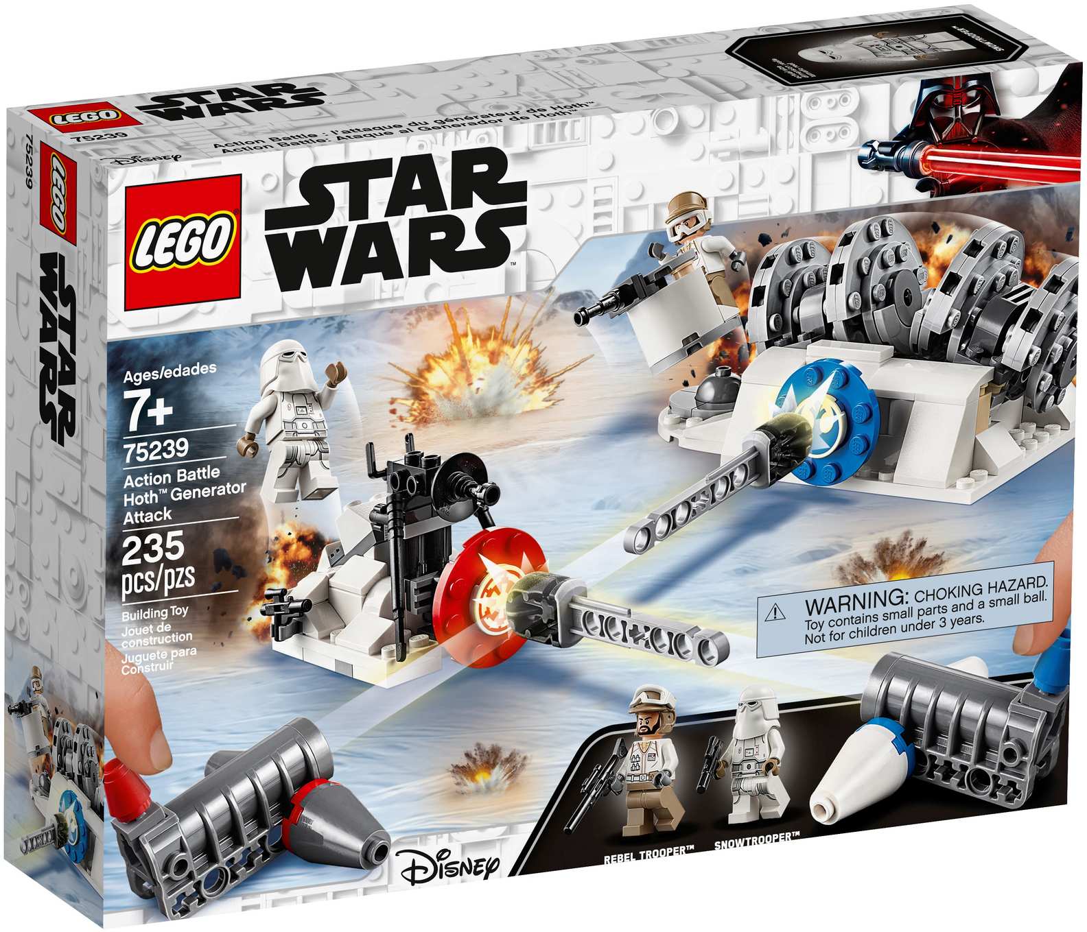 LEGO Star Wars Action Battle Hoth Generator Attack Set (75239)