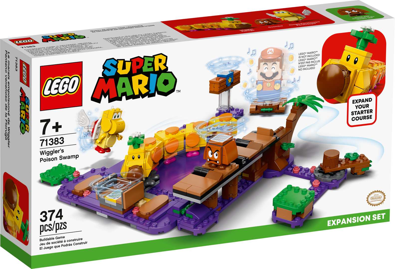 LEGO Super Mario Wiggler’s Poison Swamp Set (71383)