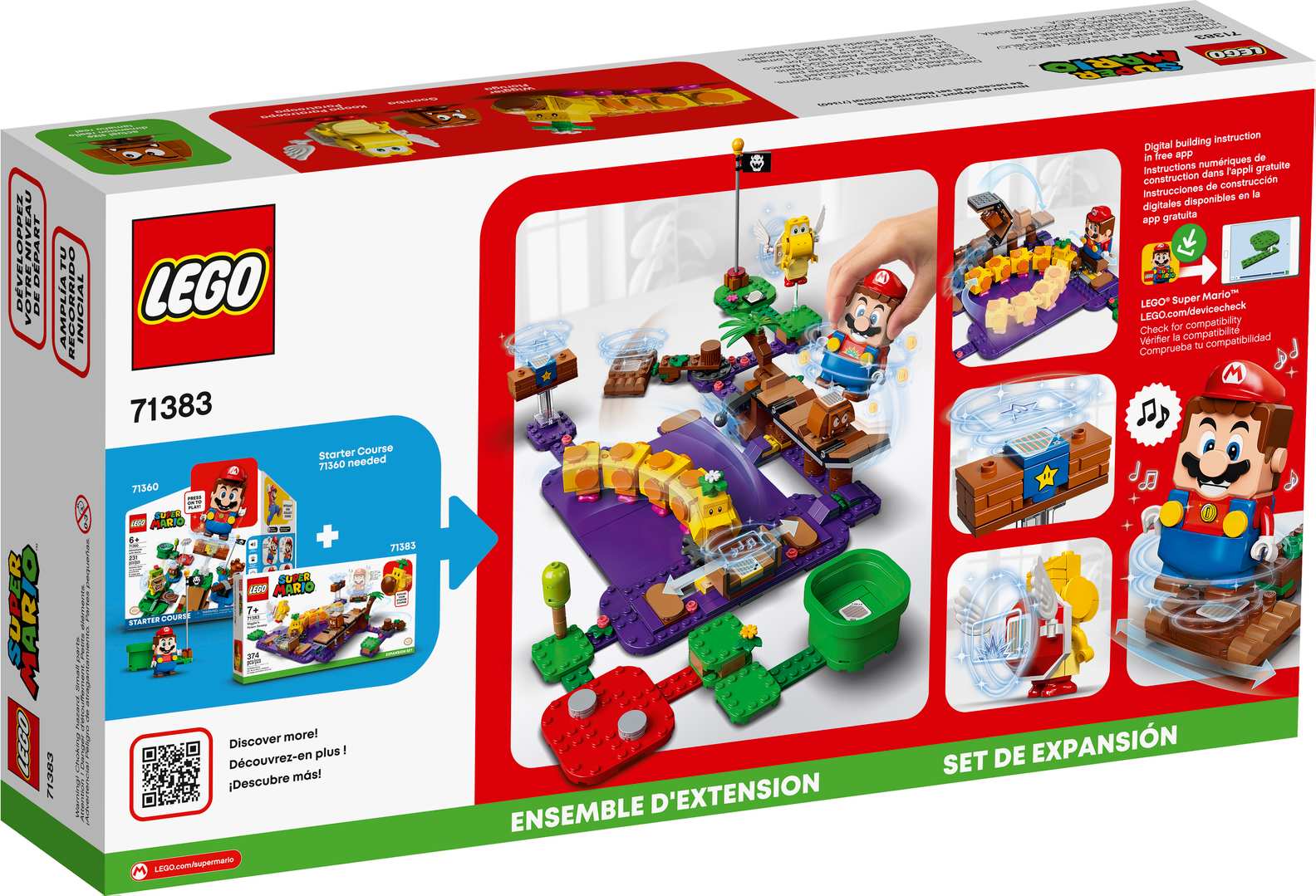 LEGO Super Mario Wiggler’s Poison Swamp Set (71383)