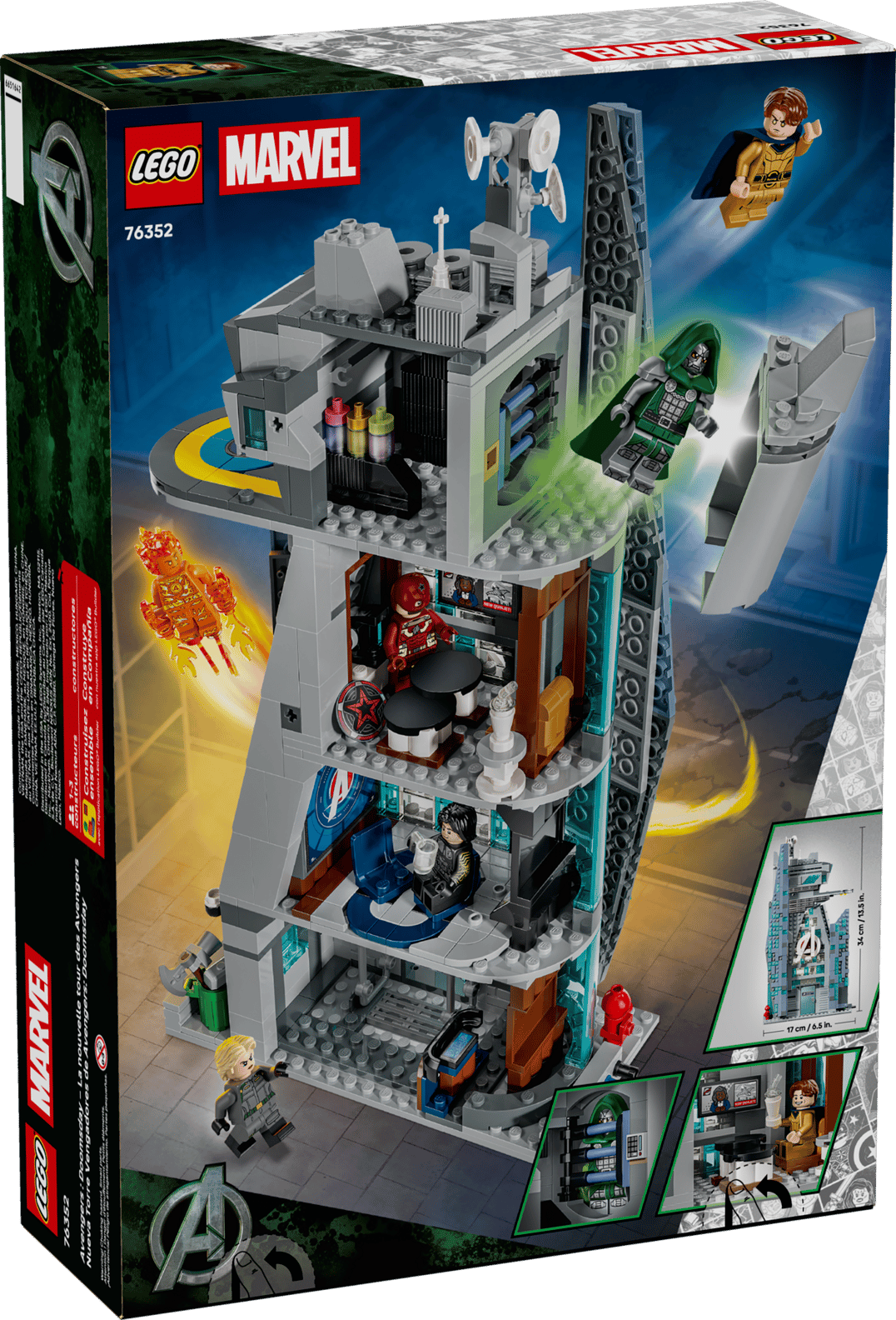 LEGO Marvel Avengers: Doomsday New Avengers Tower Set (76352)