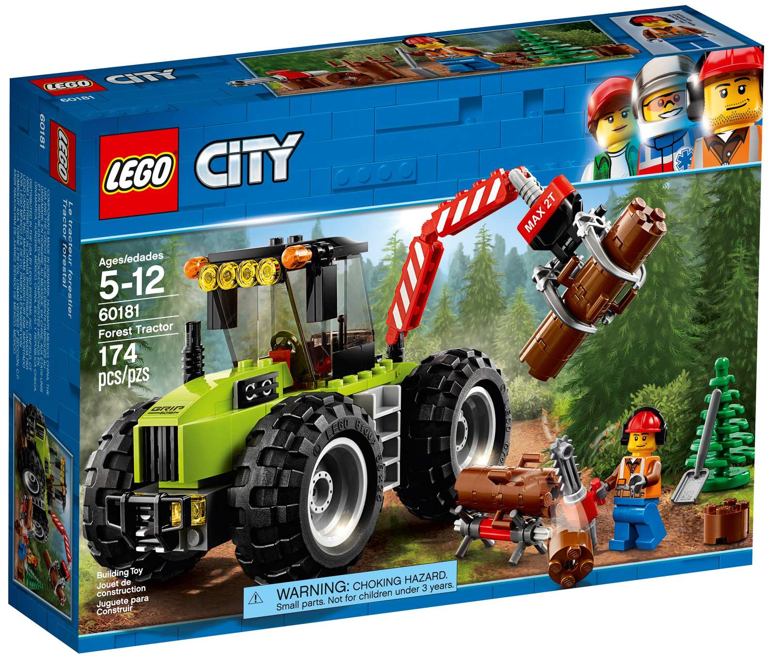 LEGO City Forest Tractor Set (60181)