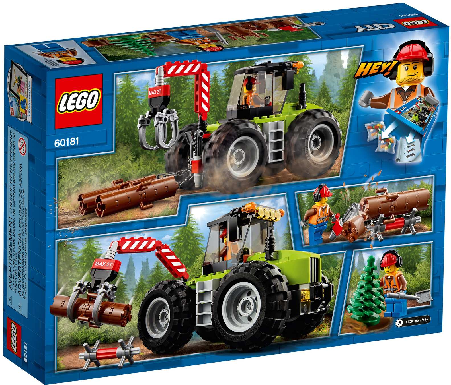 LEGO City Forest Tractor Set (60181)