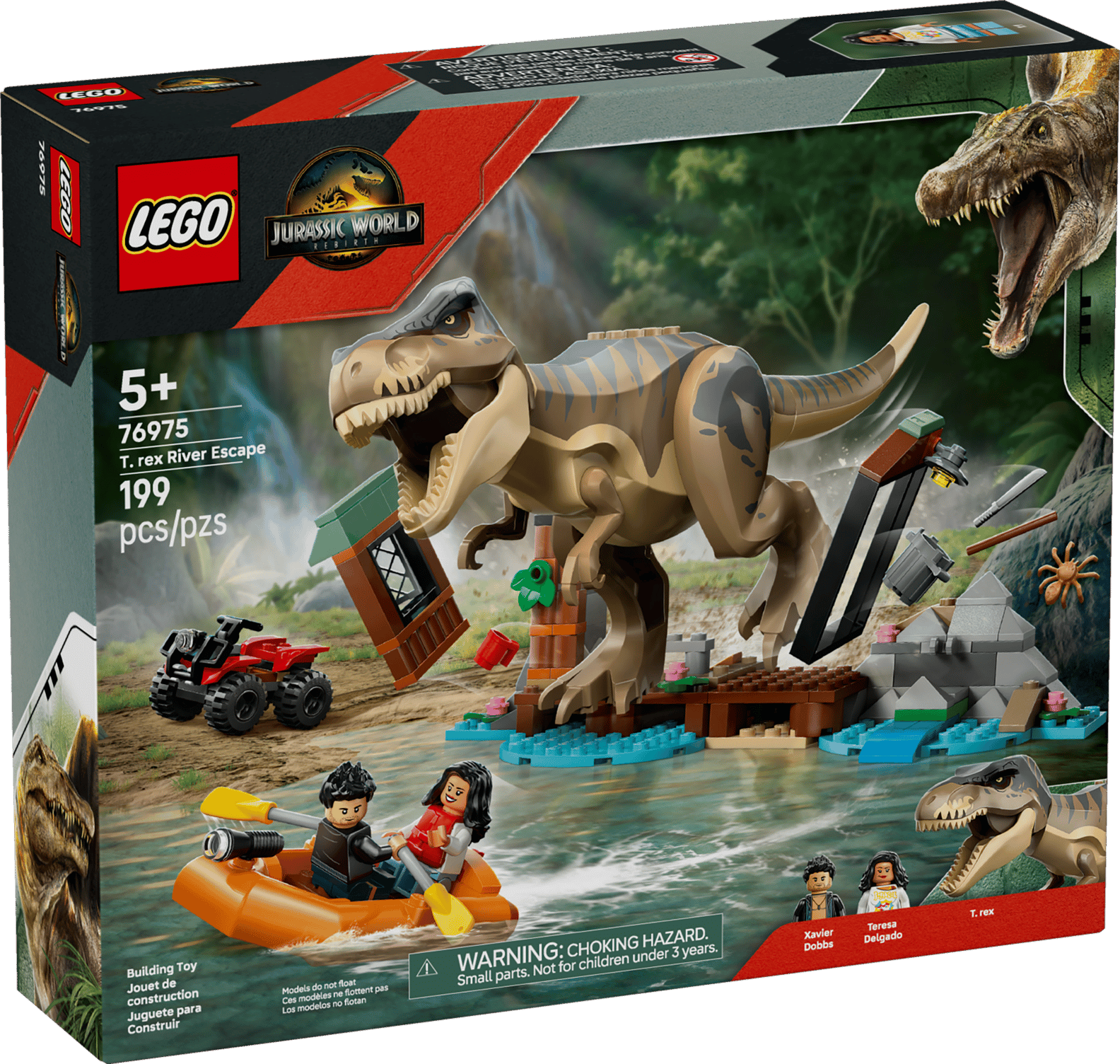 LEGO Jurassic World T. Rex River Escape Set (76975)