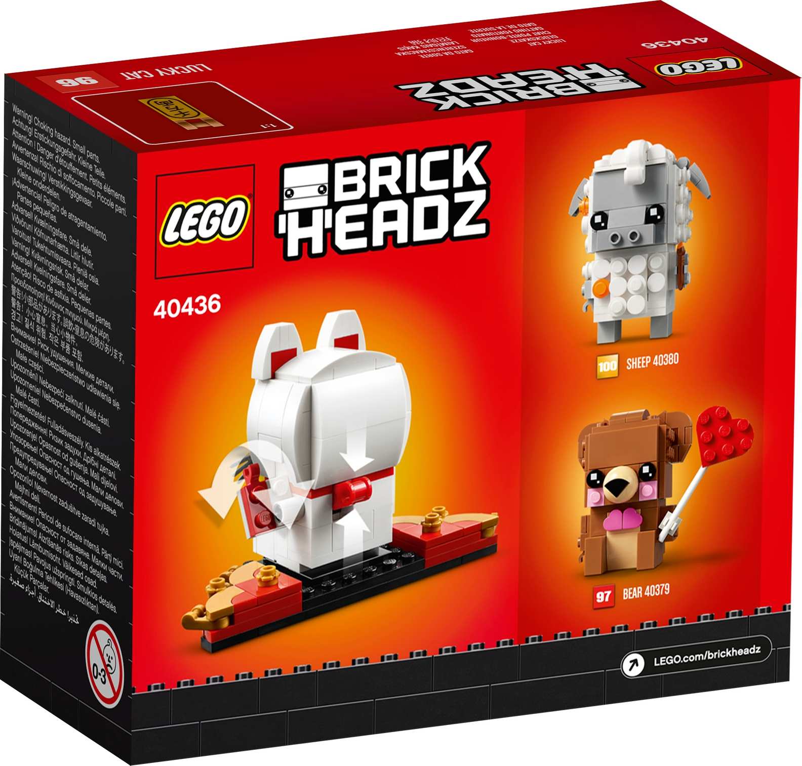 LEGO Lucky Cat BrickHeadz Set (40436)