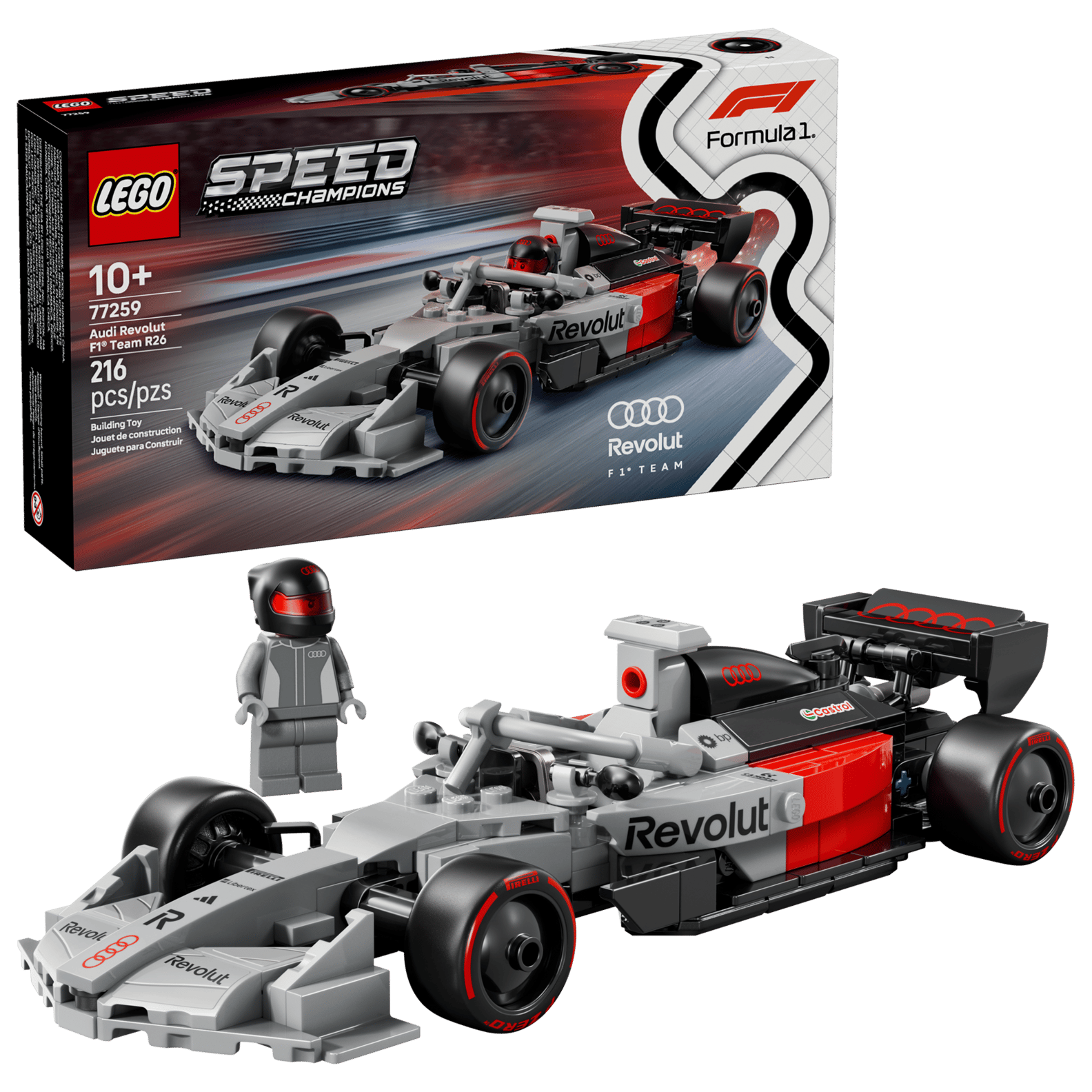 LEGO Speed Champions Audi Revolut F1 Team R26 Set (77259)