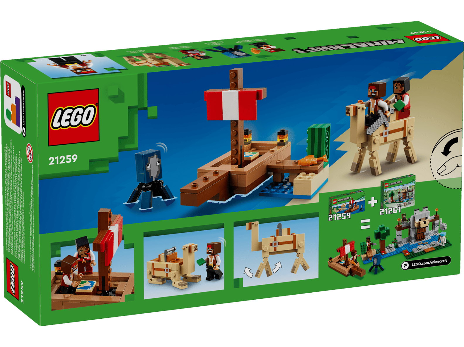 LEGO Minecraft The Pirate Ship Voyage Set (21259)