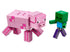 LEGO Minecraft BigFig Pig with Baby Zombie Set (21157)