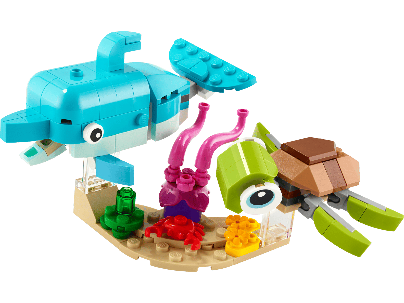 LEGO Creator Dolphin and Turtle 3in1 Set (31128)