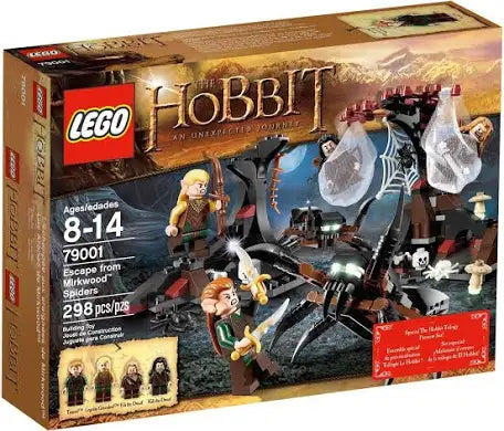 LEGO The Hobbit Escape from Mirkwood Spiders Set (79001) [Damaged Box]