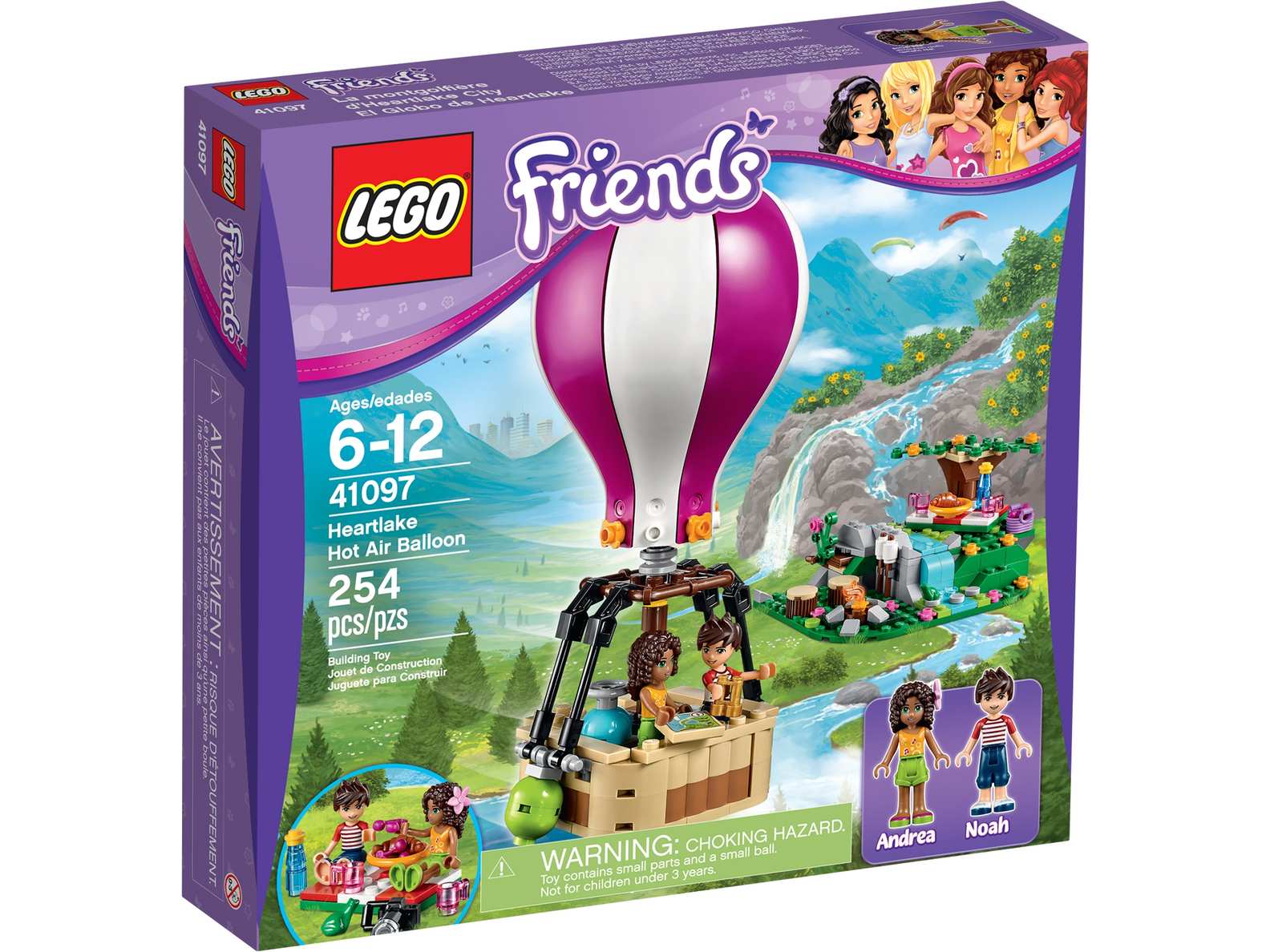 LEGO Friends Heartlake Hot Air Balloon Set (41097)
