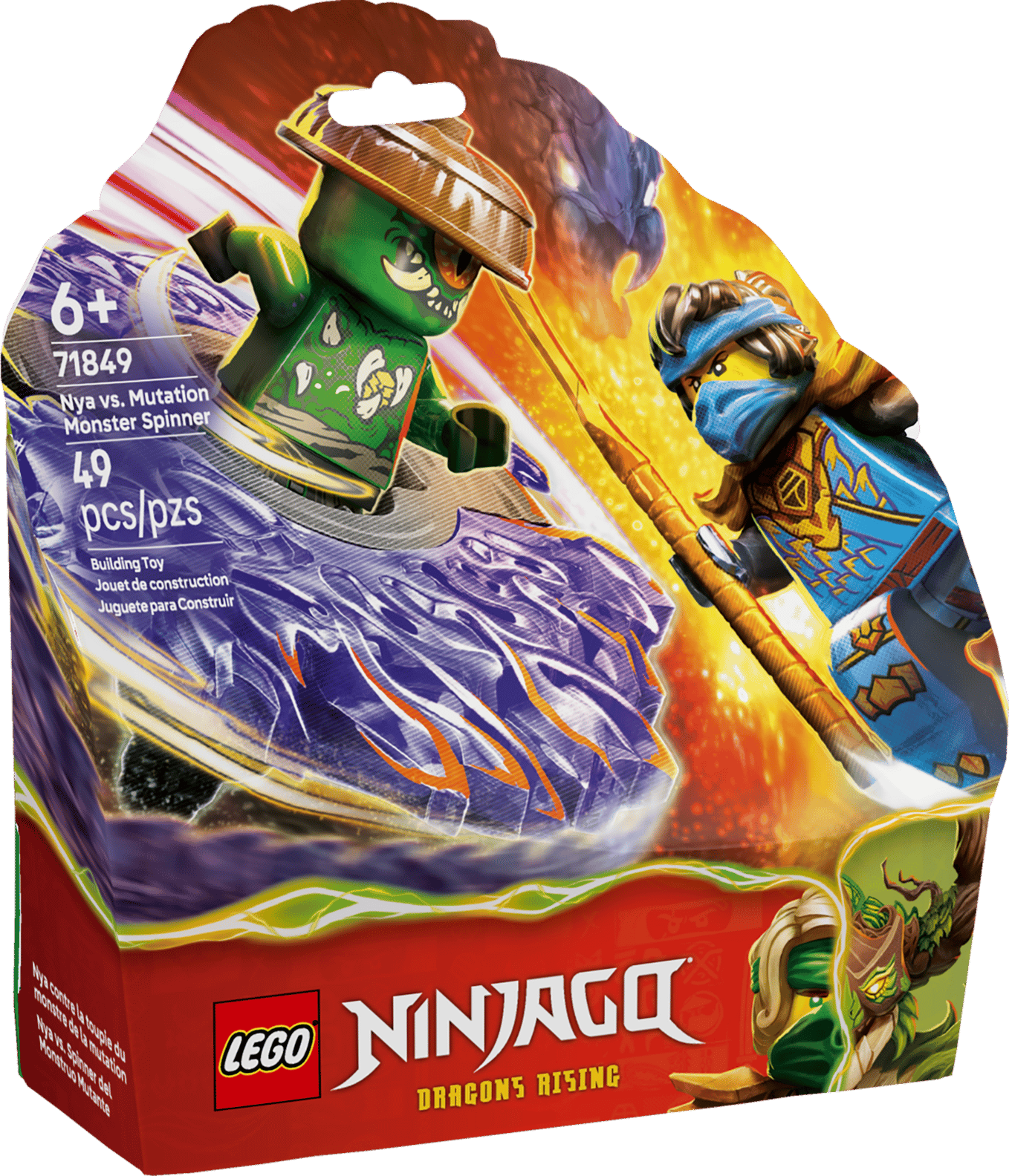 LEGO Ninjago Nya vs. Mutation Monster Spinner Set (71849)