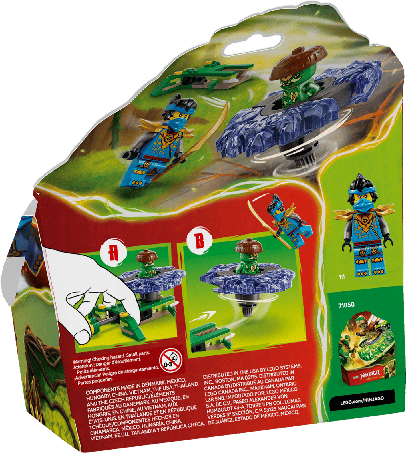 LEGO Ninjago Nya vs. Mutation Monster Spinner Set (71849)
