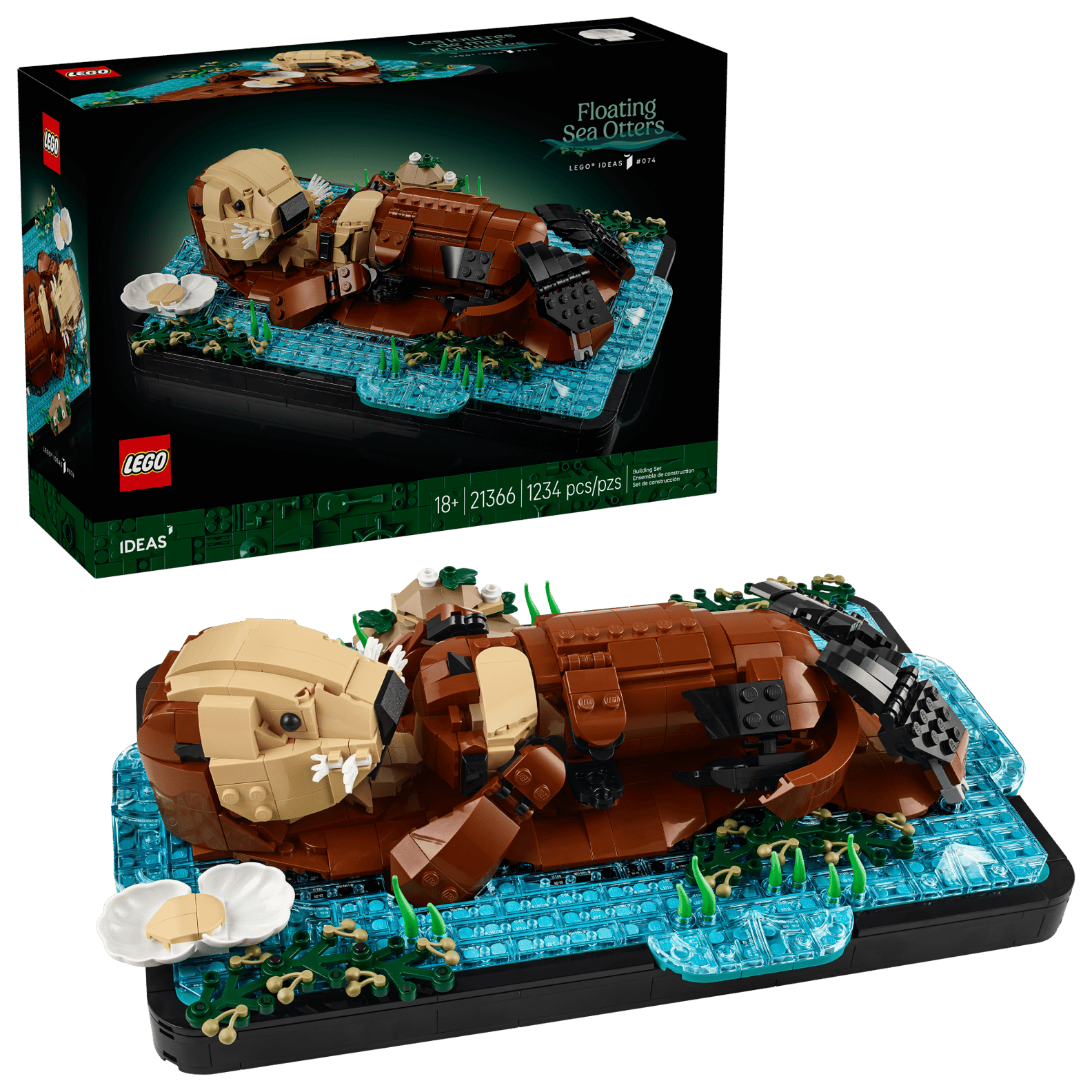 LEGO Ideas Floating Sea Otters Set (21366)
