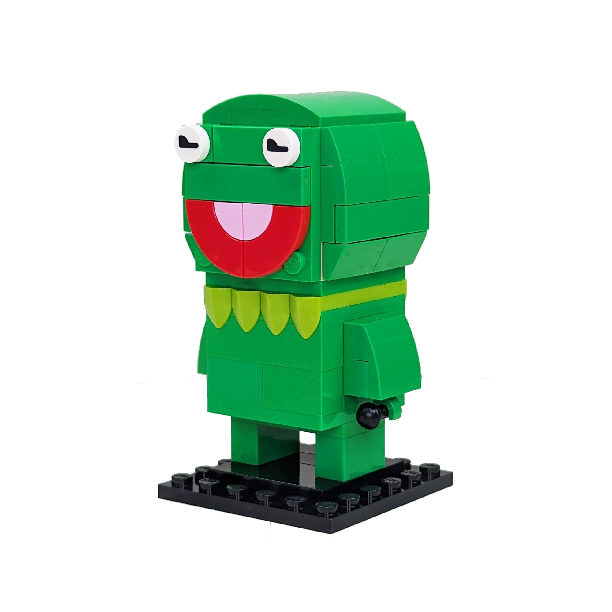 Kermit BrickHeadz made using LEGO parts