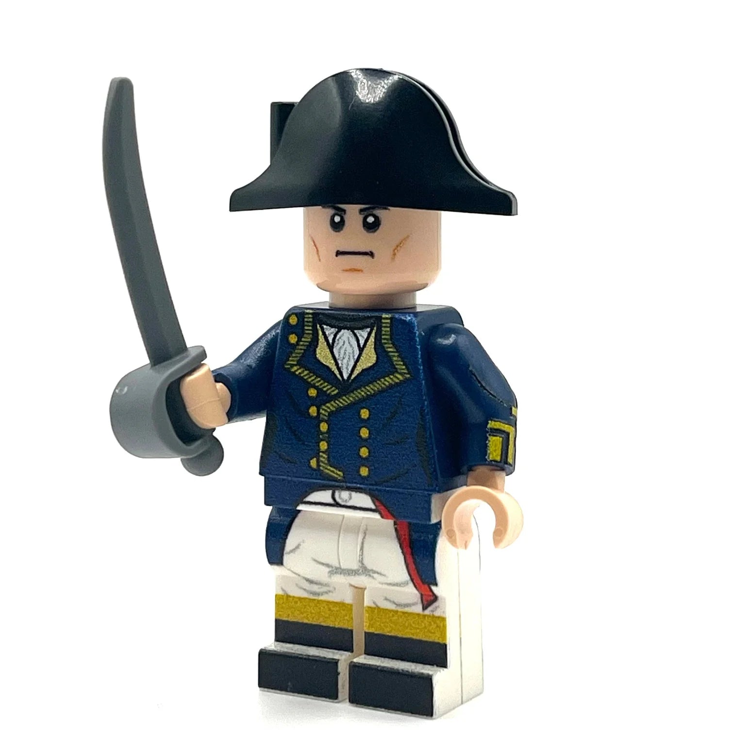 Custom Marquis de Lafayette Minifigure - Bricks At War