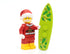 LEGO Surfing Santa BAM Minifigure