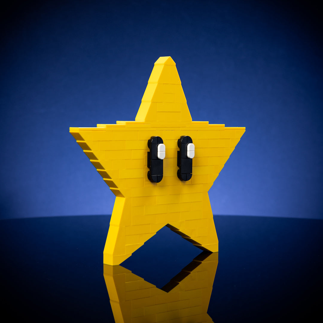 Yellow Star Life-Sized Sculpture