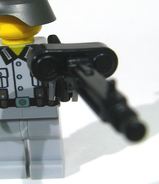 MG34 w/Saddle Drum for LEGO Military Toy Minifigs - BrickArms