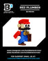 The Red Plumber (Mini) - B3 Customs Building Figure