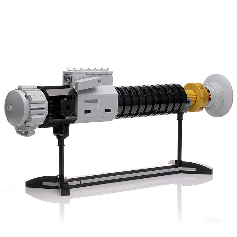 Custom LEGO Obi-Wan Kenobi Lightsaber w/ Stand made using LEGO parts