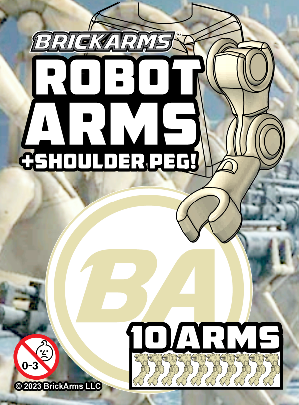 Robot Arms + Should Peg - BrickArms