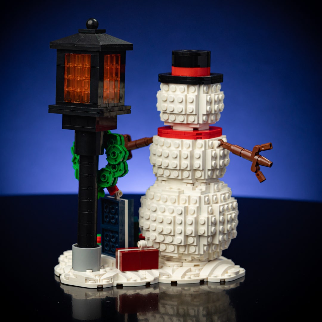 Holiday Snowman Scene