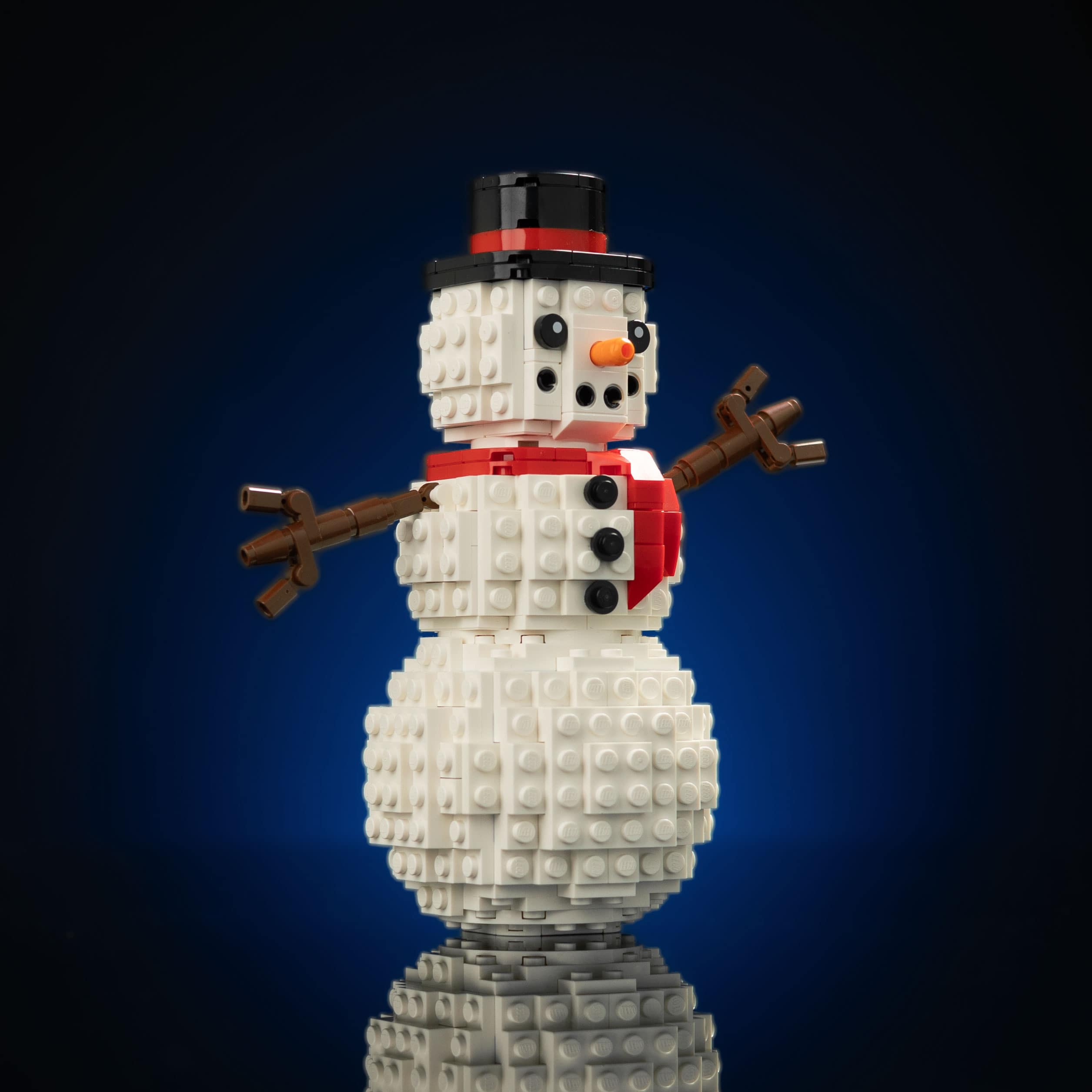 Holiday Snowman Scene