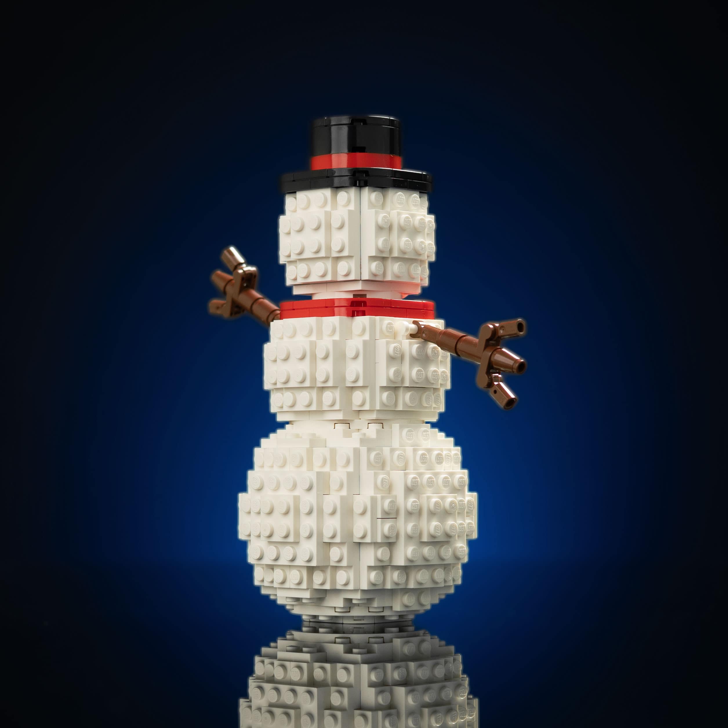 Holiday Snowman Scene