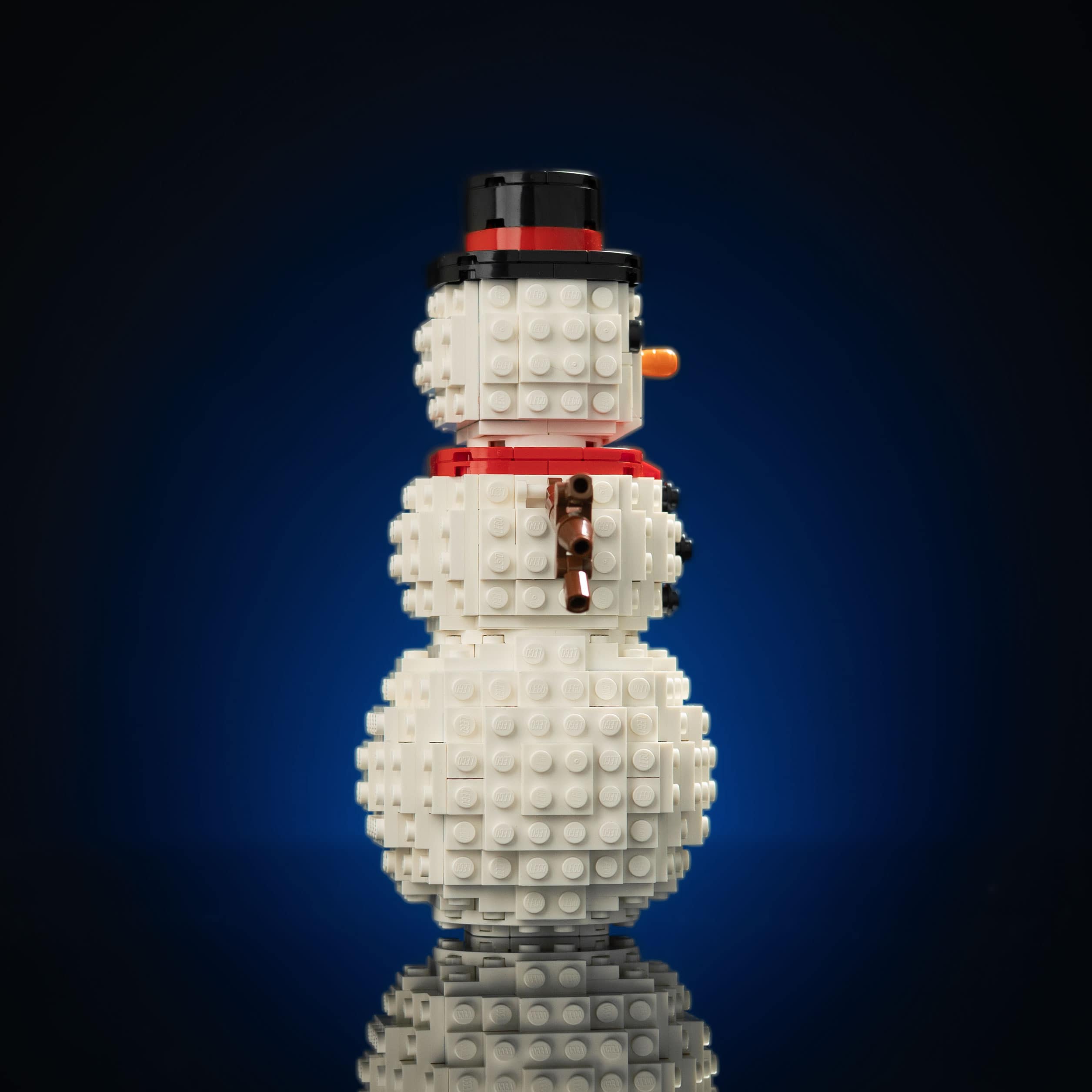 Holiday Snowman Scene