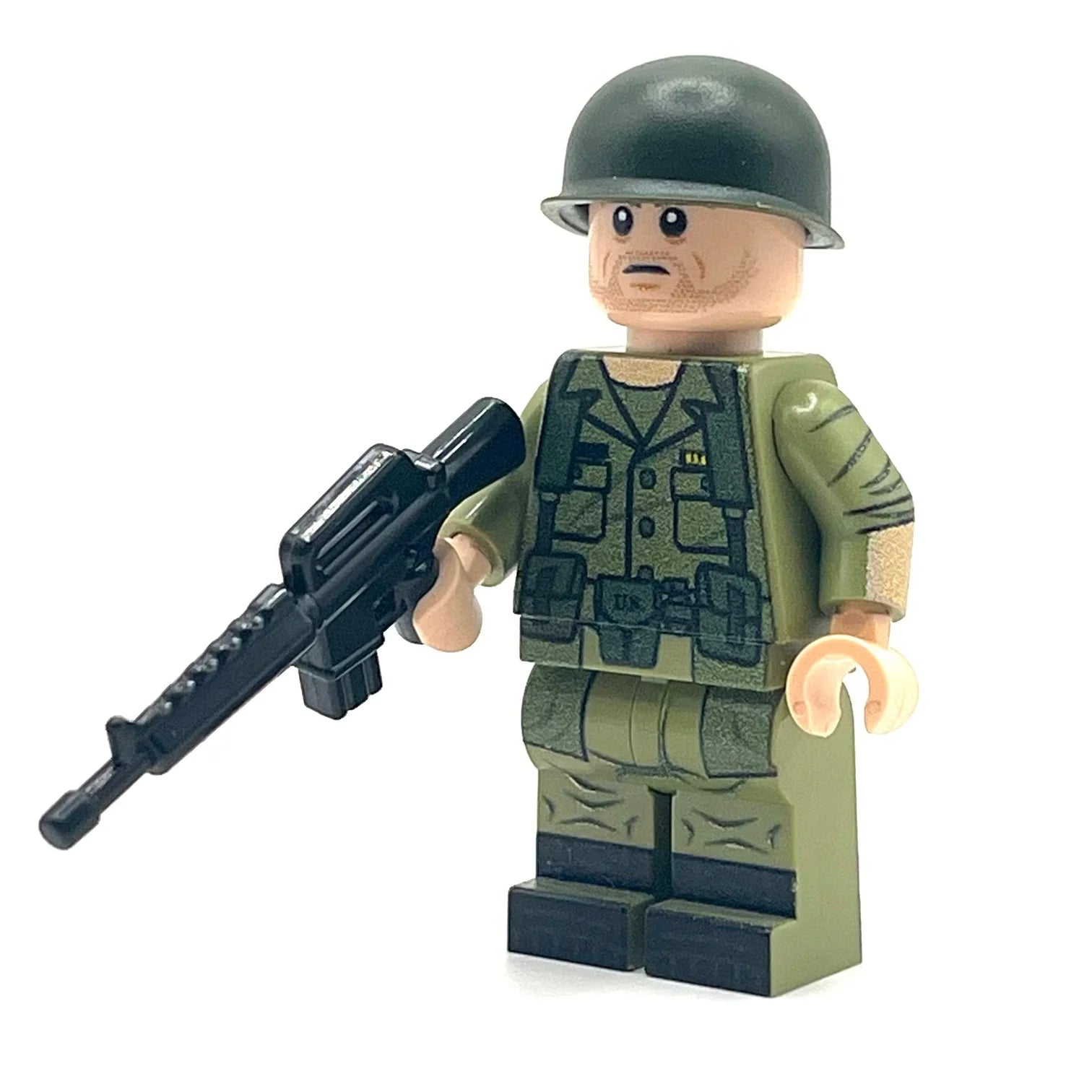 U.S. Vietnam War Soldier Custom Minifigure - Bricks At War