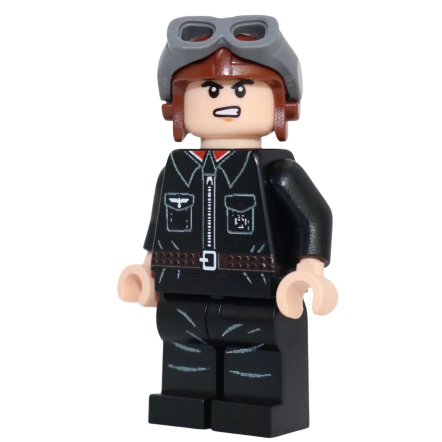 Custom WWII German Pilot Minifigure - Bricks At War