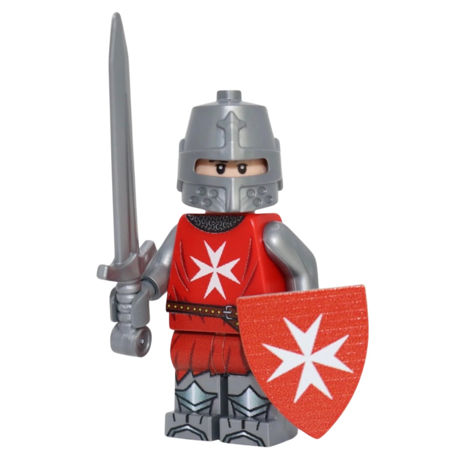 Custom Knight of Malta Minifigure - Bricks at War