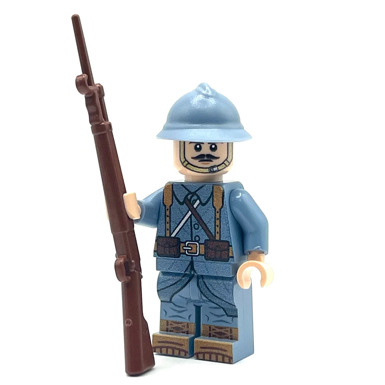 Custom WWI French Soldier Minifigure - Bricks At War
