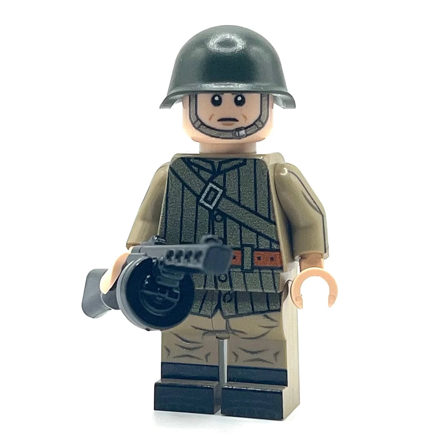 Custom WWII Russian Soldier Minifigure - Bricks At War