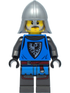 Black Falcon Knight (Male w/ Gray Beard) - Official LEGO Castle Minifigure (2021)