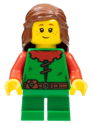 Forest Girl (Long Hair) - Official LEGO Castle Minifigure (2022)