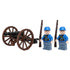 Custom Union Army Civil War Battlepack with Cannon and 2x Union Soldier Minifigures - Bricks At War