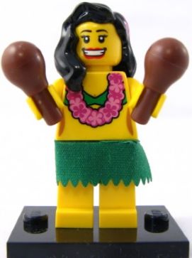 Hula Dancer - Series 3 LEGO Collectible Minifigure (2011)