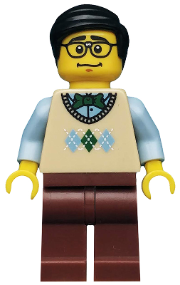 Computer Programmer (No Accessories)- Series 7 LEGO Collectible Minifigure (2012)