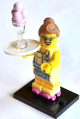 Diner Waitress - LEGO Series 11 Collectible Minifigure (2013)