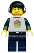 Techno DJ (No Accessories) - LEGO Series 8 Collectible Minifigure (2012)