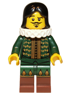 Actor / Shakespeare (No Accessories) - LEGO Series 8 Collectible Minifigure (2012)