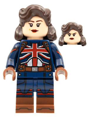 Captain Carter (CMF, Series 1) - LEGO Marvel Minifigure (2021)